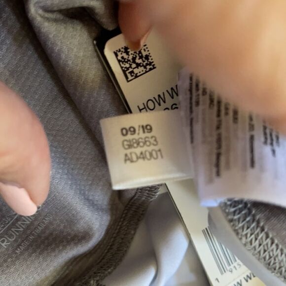 Adidas How We Do TGT Gray Speck Leggings Sz S - Picture 10 of 11